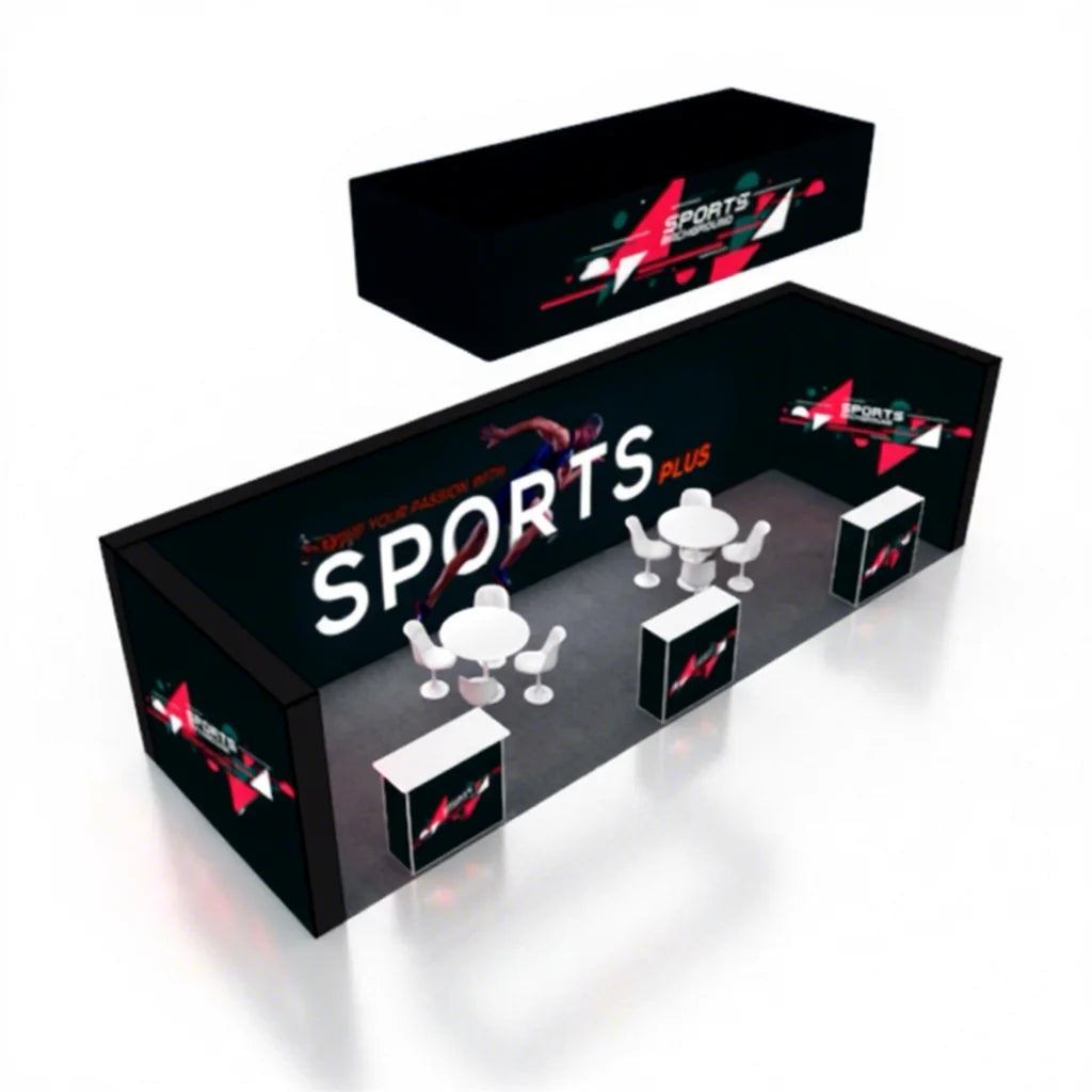 Modular Aluminum Advertising Equipment Lightbox Booth for Trade Shows Easy Assembly for Exhibition Display Stands