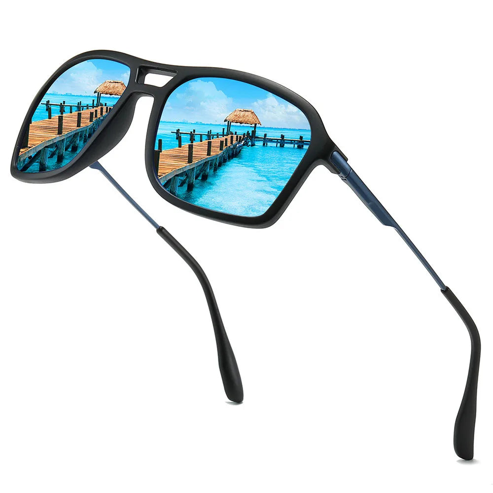 461 TAC Lens Square Driving Plastic Frame UV400 Fashion Women Sun Glasses Polarized Luxury Brand Sunglasses Men