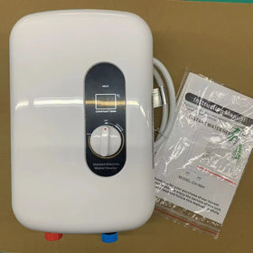 Anlabeier CH-66H Tankless Small Mini Size Instant Bath Tub Water Heater with Rain Shower
