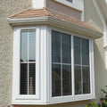 Youya Custom Residential Heat Insulation Bay Window Awning Double Glazed Glass Louvered Kitchen Bay Window with Grilled Design