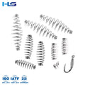 Hengsheng Custom Barbed Stainless Steel Sea Fishing Hook Accessories Quick Snap Fishing Lures Carp Spring for Fishing
