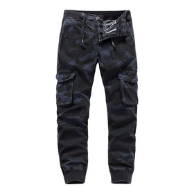 Hot Sale Wholesale Fashion Straight Mid Waist Custom Vintage Mens Multi Pocket Cotton Casual Cargo Pants
