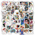 60PCS Russian Artist Wassily Kandinsky Abstract Oil Art Painting Sticker