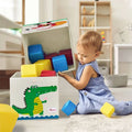 Cube Cartoon Folding Clothes Storage Oxford Fabric Cute Organizer Box Kids Toys Organizer Storage Boxes