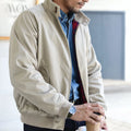 Winter Jacket  Safari Jacket Men Clothing 2021 Vintage Gabardine Fabric Waterproof Casual Jacket