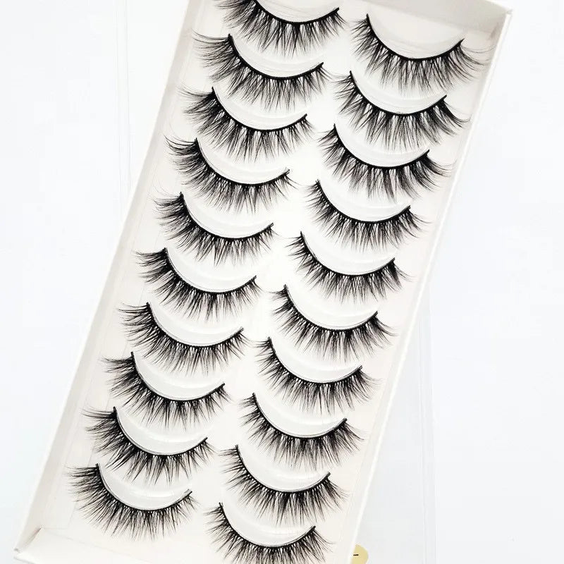 Wholesale Synthetic 3D Luxury Thick Handmade False Eyelashes Natural Look