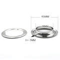 30 mm Inner Diameter Metal Eyelets Tent Rope Clothing & Accessories Buttons Rings Rivet Snaps Shed Cloth Vent Leather Rivets