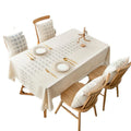 Wholesale Customized Cotton&Linen Table Cloth for Restaurant Banquet Hotel Waterproof Oilproof Tablecloth