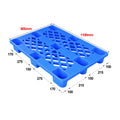 LEADLOONG Euro Pallet 1100*800*140mm 1.5T Dynamic Load 6.0T Static Load 2-Way Entry Rackable CE Certified Single Faced HDPE+PP