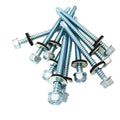 Zinc Plate Self Tapping  Screw Wood Customized Hex Flange Bolts