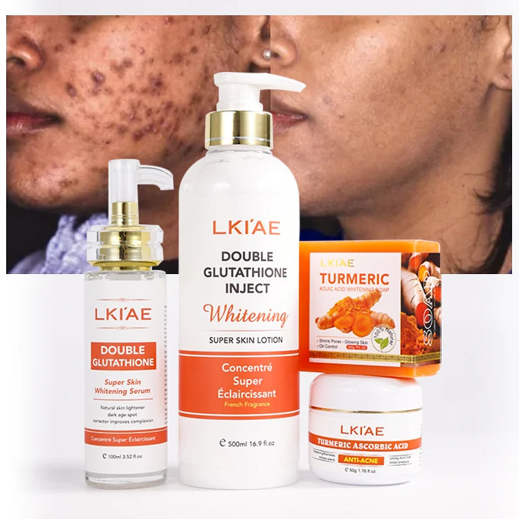 Magical Perfect Skin Rejuvenating Women's Organic Whitening Vitamin C Face Care Set for Dark Spots & Anti-Acne