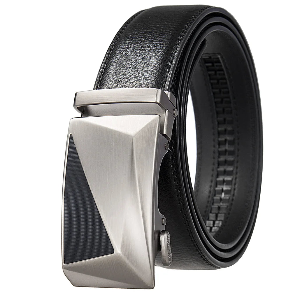 Adjustable Leather Belt for Men Wholesale Genuine Leather Luxury Business Design