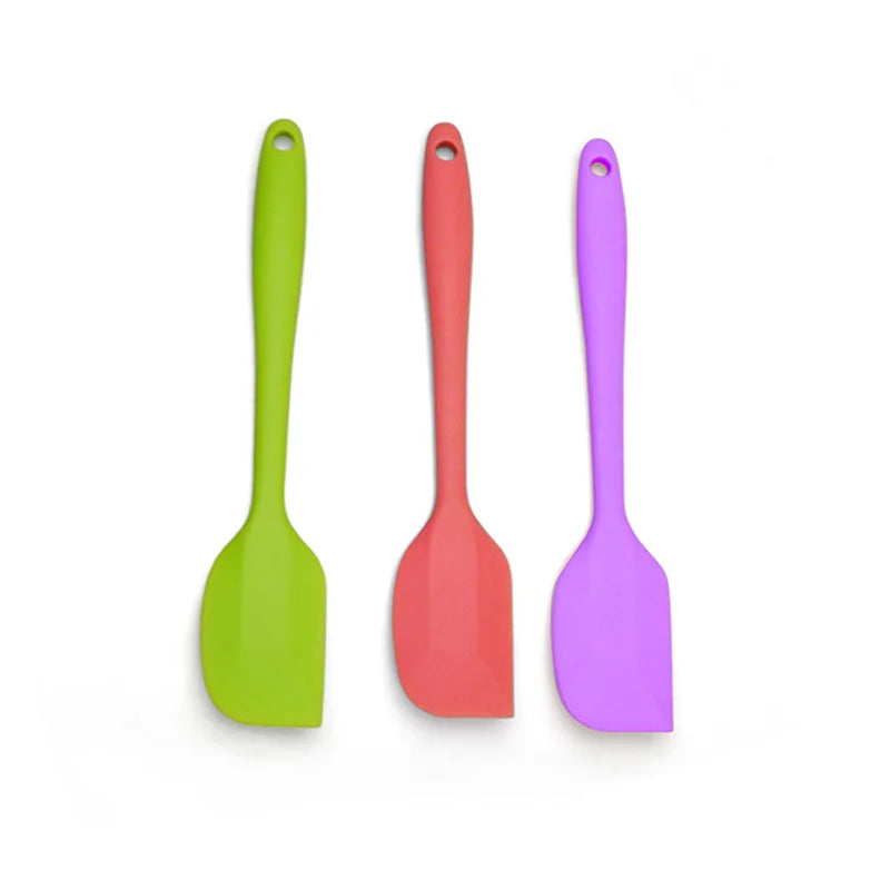 Hot Sale Seamless Rubber Silicone Spatula One-Piece Non-Stick Heat Resistant Baking & Pastry Tool for Home Kitchen Cake Baking