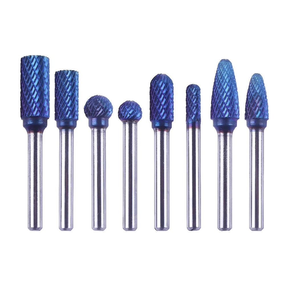 Hot Sale Cheap Double Cut Cylinder Radius End Hand Tool 6mm Carbide Rotary Files Burr