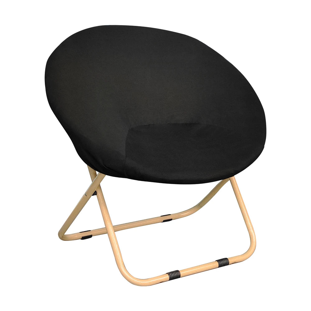 Household Durable Washable Stretch Soft Polyester/Spandex Saucer Chair Seat Slipcover Moon Chair Cover Reador Brand Customizable