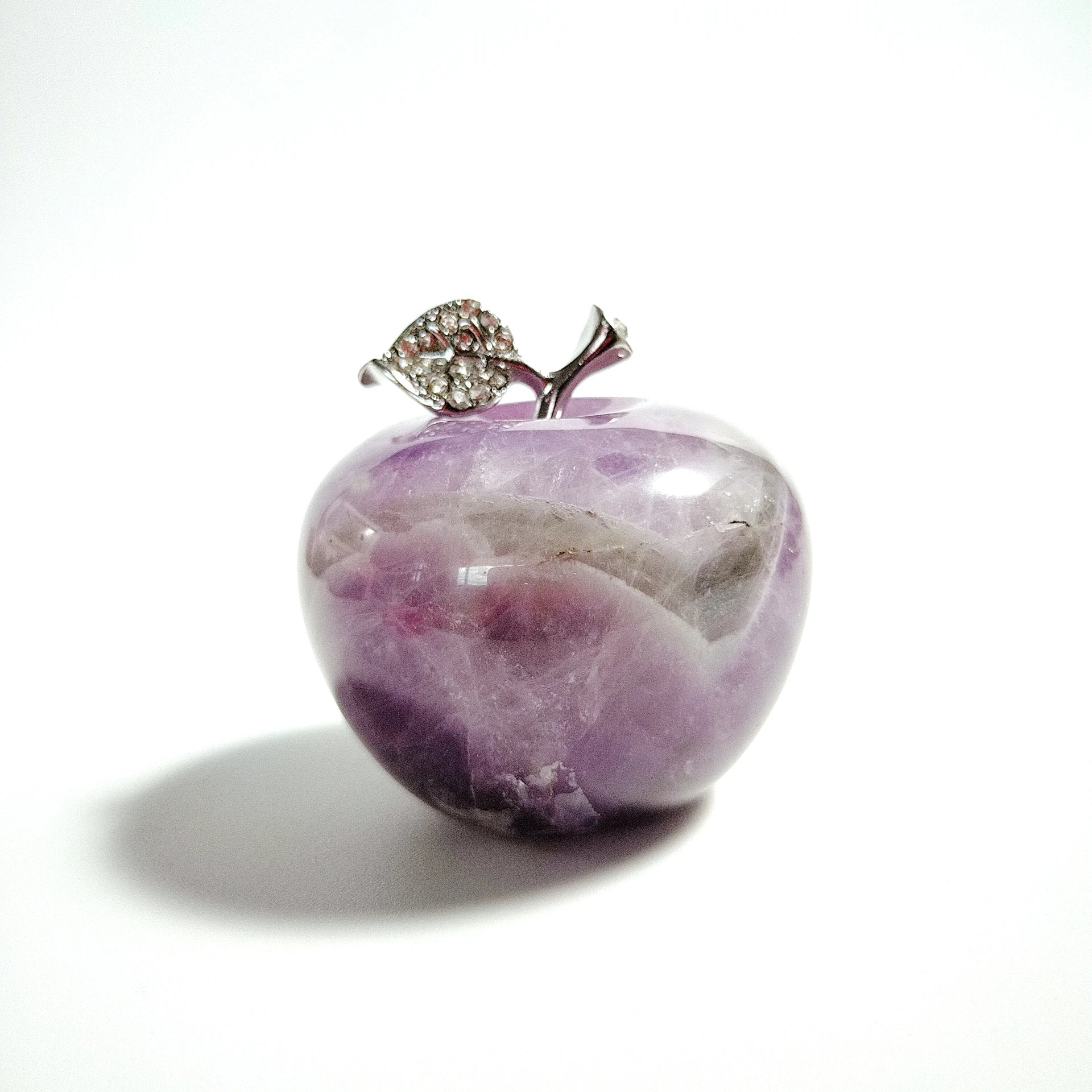 HY Top Sale Christmas Eve Gift Fluorite Crystal Applesfor Decoration or Healing