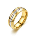 Hot Jewelry for Men Women Blue Gold Black Punk Rock Rings Accessories Jewelry Gift Stainless Steel Ring