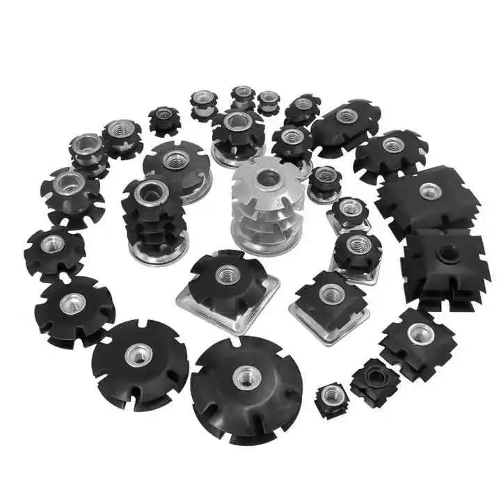 Good QualityStar Nuts Stainless Steel Tube Insert Cabinet HardwareTube Insert Sunflower Star Nut for Mountain Road Bike/ Bicycle