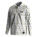 Latest Sublimation Casual Tshirt Men'S Striped Collar Long Sleeves Mens Cool Quick Dry Shirt Golf Polo Shirts Curved Hem