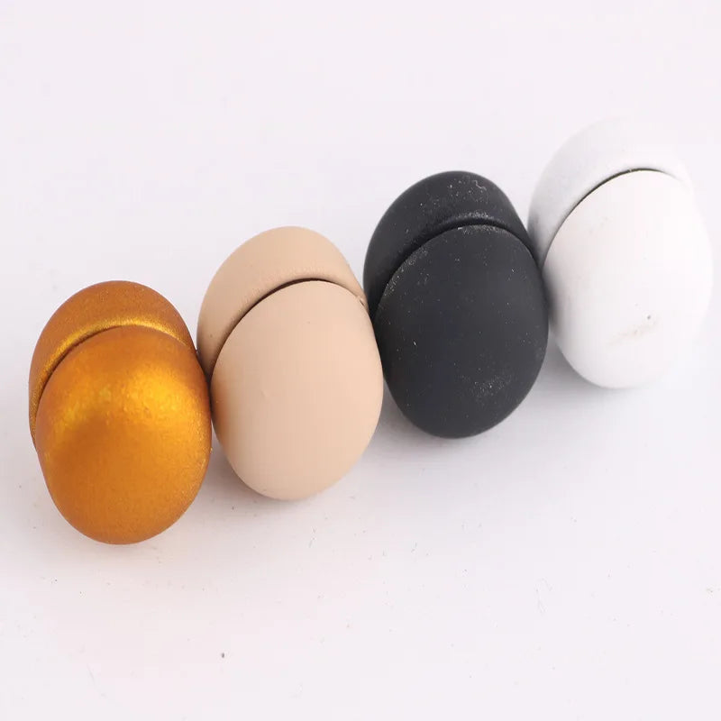 Sharut 12pcs/Set Custom Personalized Logo Pin Scarf Brooches Metal Muslim Headwear Round Shape Brand Magnetic Hijab Pins