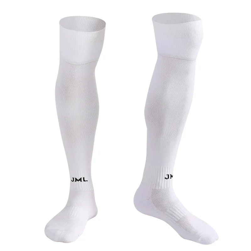 Premium Breathable Horse Riding Over Knee Socks Terry Padded Thigh High Men Compression Socks Equestrian Fencing Soccer Football