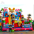 Custom Made Big Inflatable Fun Cityinflatable Amusement Parkbouncy Castle with Slide for Kids