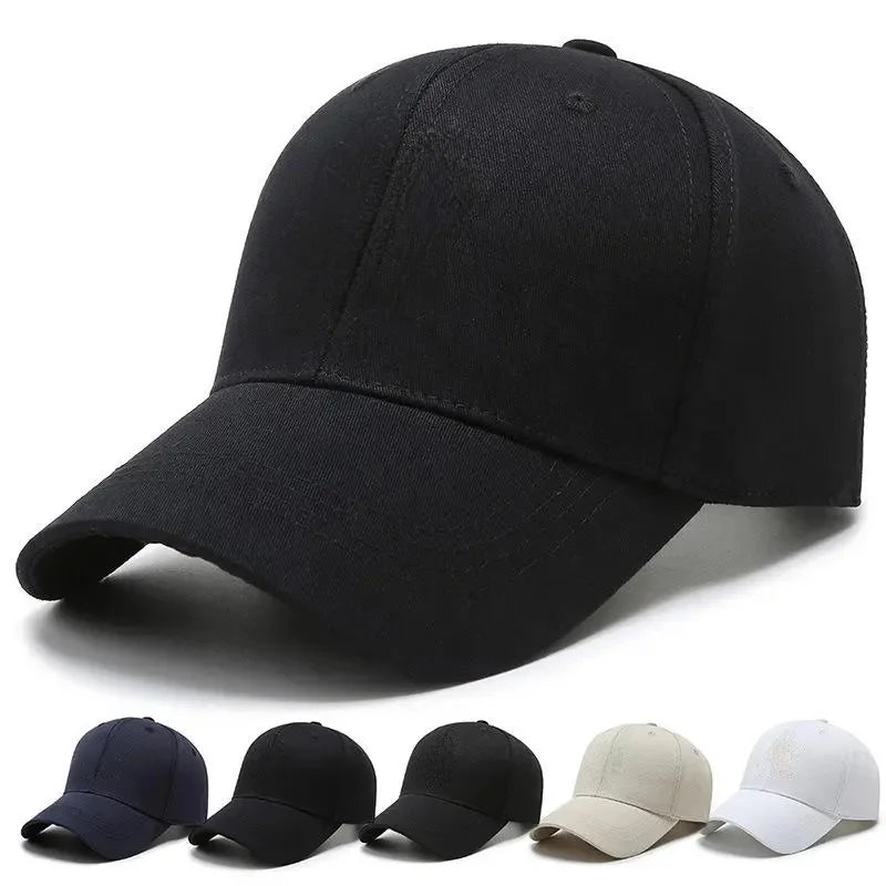 OEM Custom Logo Men 6 Panel Plain Casquette Baseball Cap Topi Embroidery Black Sports Unstructured Adjustable Dad Hat
