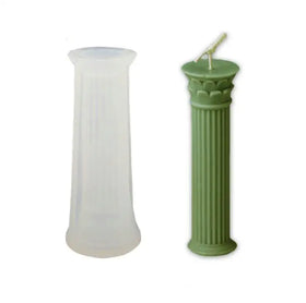 HY 3D Roman Column Candle Mold Ancient Greek Pillars Mold
