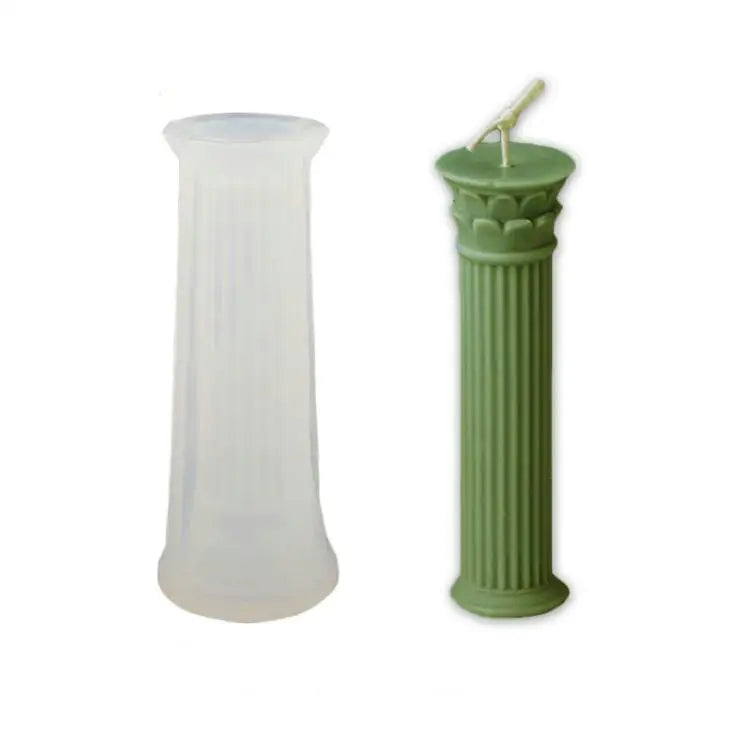 HY 3D Roman Column Candle Mold Ancient Greek Pillars Mold