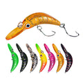 WEIHE 5cm 2.5g 7colors Hard Minnow Fishing Lure Artificial Bionic Swimbait with Inside Balls Single Hooks Casting Lures
