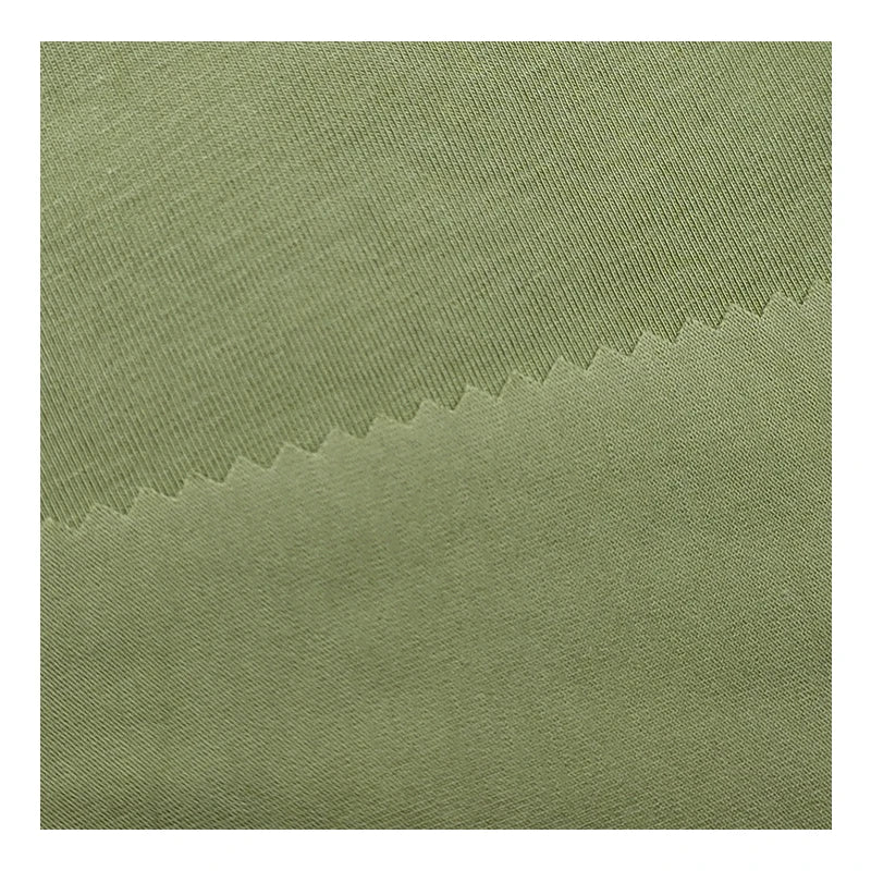 Technology Organic Plain 50%Cotton 28%Sorona 22%AB Customizable Dyed Stretch Knitted Breathable Lightweight Single Boys Girls