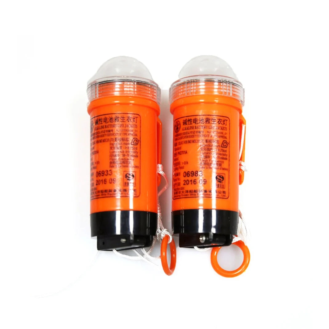 3.6V Marine Safety Vest with Strobe Light Long-lasting Seawater Battery Water Safety Equipment