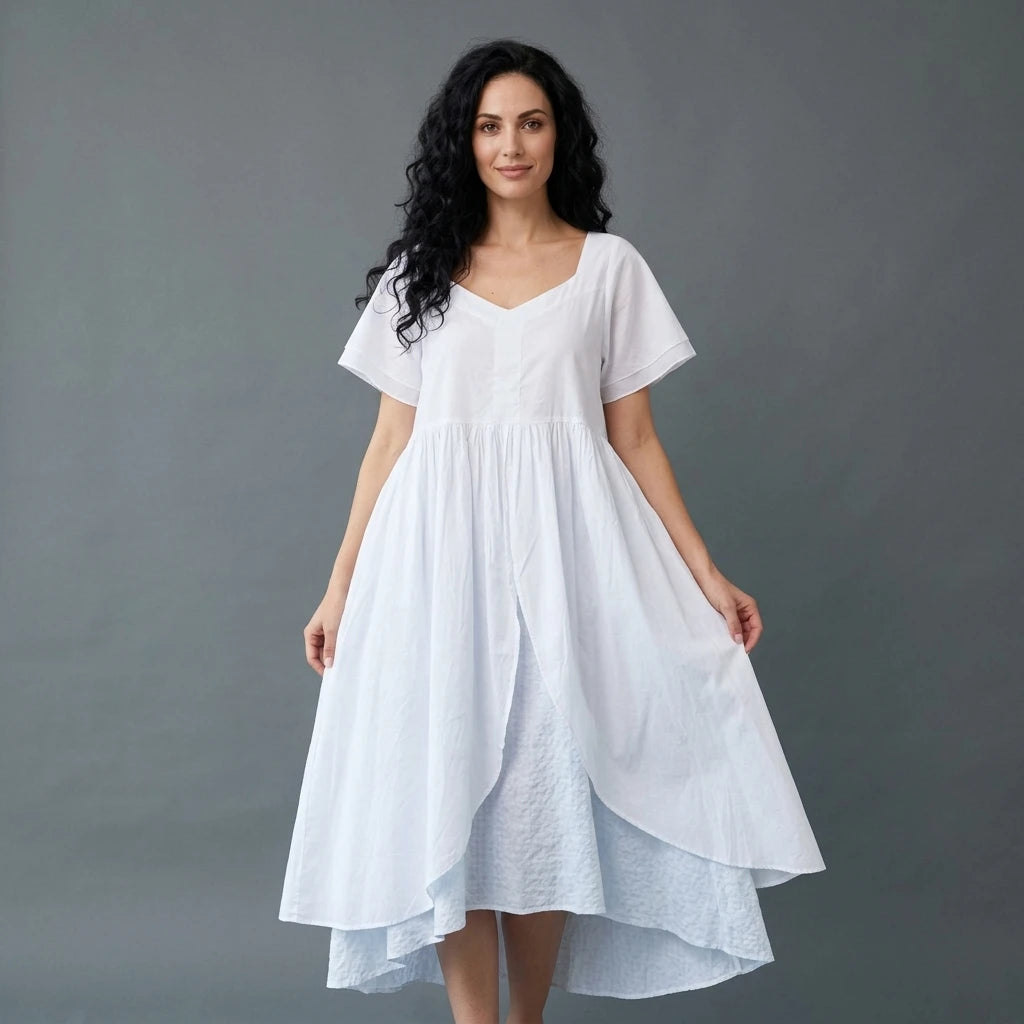 PLUS SIZE LADIES COTTON NIGHTGOWN NIGHTDRESS NIGHTWEAR