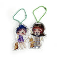 Acrylic Charm Custom Printed Acrylic Keychain Homemade Clear Epoxy Acrylic Keychain Charm