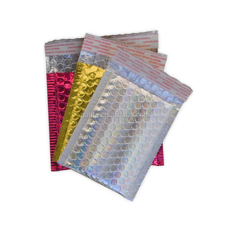Foil Mailing Custom Mailer Shipping  Packaging Bubble Bag  Bubble Mailer Bags Colored air Bubble Bag