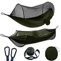 Woqi Easy to Set up Camping Hammock Stuff Adjustable Mosquito Net Hammock with Tree Straps