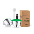 Cafilas New Version Sustainable Eco-Friendly 304 Stainless Steel Coffee Capsule for Coffee Machine Crema Maker