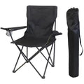 JSJM Foldable Metal Camping Chair with Carry Bag Modern Design 150kg Capacity Outdoor Furniture