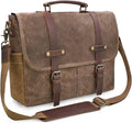 Best Brown Mens Designer Everyday Carry on Waterproof Leather Shoulder Tote Bag for Work With Compartments With Zipper
