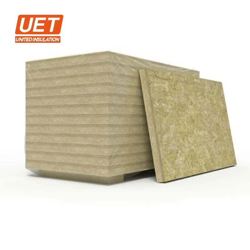 100mm Basalt Rock Wool Panel Fireproof Mineral Rock Wool Board Sandwich Panel Insulation