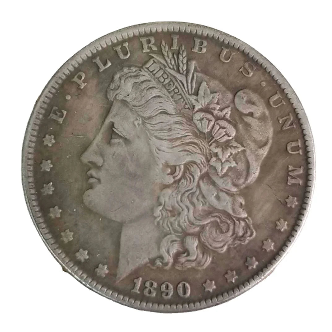 Wholesale Mint Morgan Dollar Silver Plated Reproduction Decorative Commemorative Coins (1878-1921) S