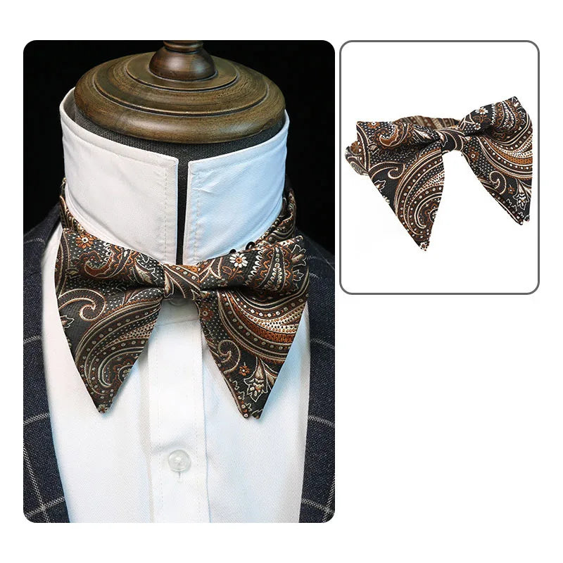 Bow Ties for Men Floral Paisley Bowties Mens Self Tie Bow Tie Jacquard Bowtie
