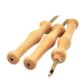 Wholesale Magic Wooden Handle Sewing Embroidery Pens Weaving Tools  Punch Needle for DIY Craft Stitching