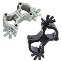Mini Truss Clamp for 0.8Inch (19-23)mm Truss Tube Light Duty Swivel Coupler Clamps Load 60kg Pipe Clamp for Stage Equipment