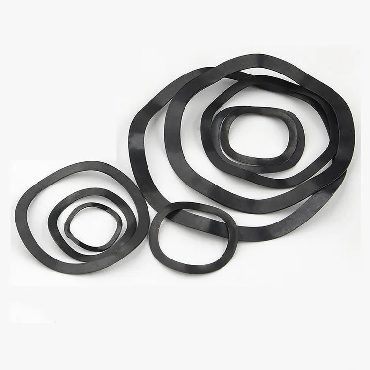 Factory Supply Black Oxide Steel Wave Spring Tension Washer Locking Washer for Effective Vibration Damping
