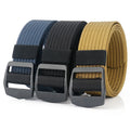 Adjustable Men's and Women's Metal Buckle Casual Canvas Nylon Tactical Belt for Jeans Fabric Belts