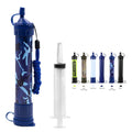 EPA Passed 4500 Liters Outdoor Camping Hiking Portable Water Filter Straw Purifier Outdoor Emergency Survival Tool