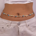 Bohemian Hand-woven Shell Beaded Waist Chain for Female Summer Beach Body Chain