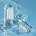 4 PCS Baby Silicone Toothbrush BPA Free Transparent Manual Toothbrush for Kids