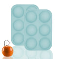 6-Cavity Eco-Friendly Semi Sphere Silicone Mold Cake Decorating Kit for Baking Hot Chocolate Bomb Cake Jelly Mousse & Pudding